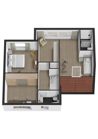 Hoefstraat 6, 4265 HV Genderen - Plattegrond 3D Hoefstraat 6 Genderen Verdieping.jpg