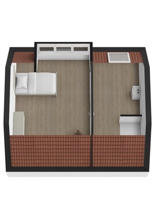 Hoefstraat 6, 4265 HV Genderen - Plattegrond 3D Hoefstraat 6 Genderen Zolder.jpg