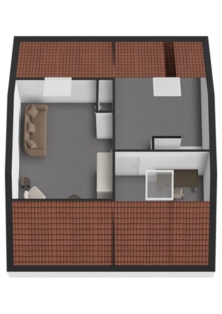 Sportlaan 48, 4251 GD Werkendam - Plattegrond 3D Sportlaan 48 Werkendam Zolder.jpg