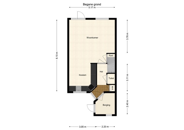 Chopinpad 30, 1323 RX Almere - 20 - Plattegrond BG.jpg