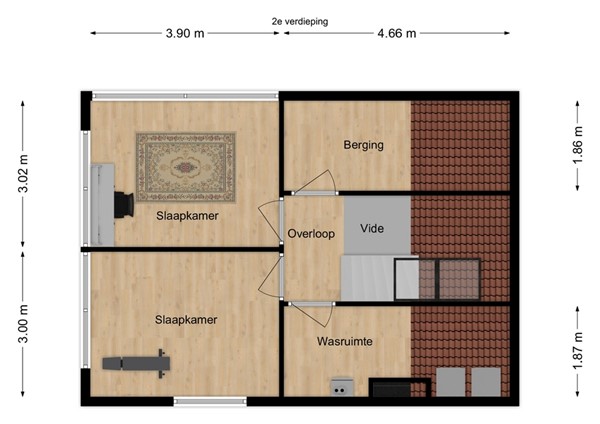 Tureluur 15, 5165 KD Waspik - 3 - Plattegrond TV.jpg