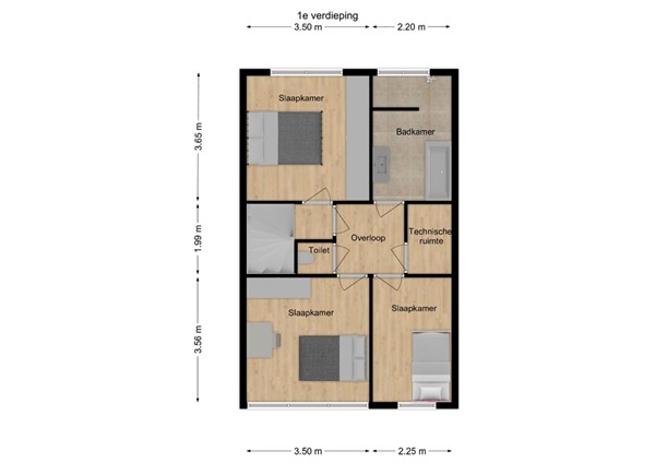President Kennedyplein 12, 5171 BW Kaatsheuvel - 2 - Plattegrond EV.jpg