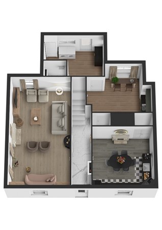 Rijksweg 69, 4255 GG Nieuwendijk - Plattegrond 3D Rijksweg 69 Nieuwendijk Begane grond.jpg