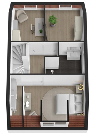 Bollenhoef 20, 4266 EW Eethen - Plattegrond 3D Bollenhoef 20 Eethen Verdieping.jpg