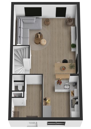 Bollenhoef 20, 4266 EW Eethen - Plattegrond 3D Bollenhoef 20 Eethen Begane grond.jpg