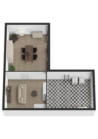 Dorpsstraat 28, 4271 AC Dussen - Plattegrond 3D Dorpsstraat 28 Dussen Souterrain.jpg