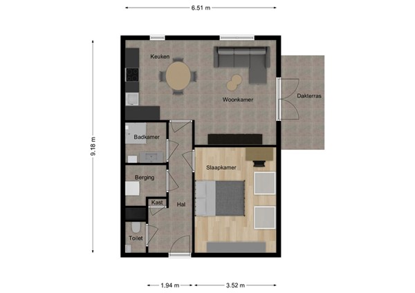 Hoge Ham 46N, 5104 JG Dongen - 1 - Plattegrond.jpg