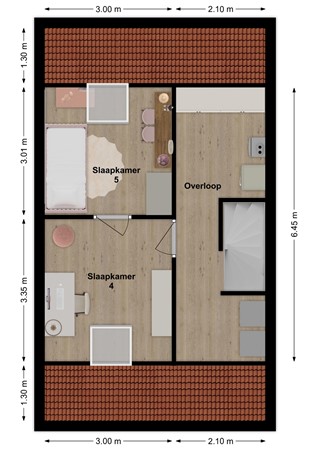 Bladriet 11, 4251 DL Werkendam - Plattegrond Bladriet 11 Werkendam Zolder.jpg