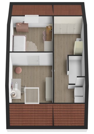 Bladriet 11, 4251 DL Werkendam - Plattegrond 3D Bladriet 11 Werkendam Zolder.jpg