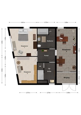 Julianastraat 36, 4281 NR Andel - Plattegrond Julianastraat 36 Andel Begane grond.jpg