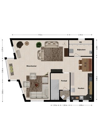Julianastraat 36, 4281 NR Andel - Plattegrond Julianastraat 36 Andel Verdieping.jpg