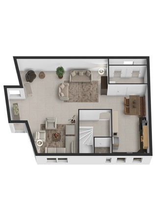 Julianastraat 36, 4281 NR Andel - Plattegrond 3D Julianstraat 36 Andel Verdieping.jpg