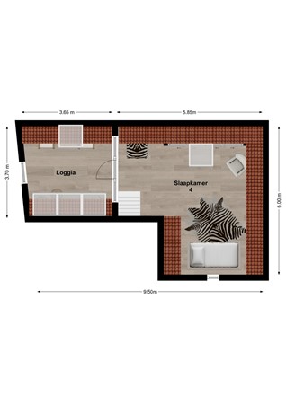Julianastraat 36, 4281 NR Andel - Plattegrond Julianastraat 36 Andel Zolder.jpg