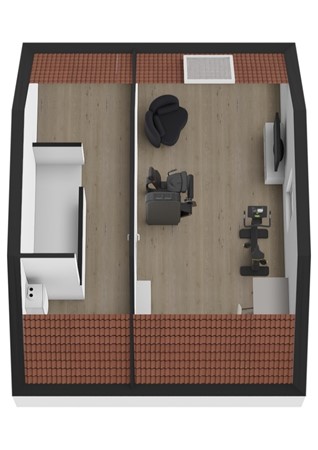 Sportlaan 13, 4286 ES Almkerk - Plattegrond 3D Sportlaan 13 Almkerk Zolder.jpg