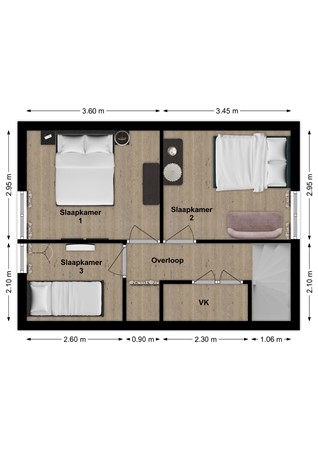 Doctor C.J.K. v Aalststr 21, 5308 KJ Aalst - Plattegrond Doktor C.J.K. van Aalststraat 21 Aakst Verdieping.jpg