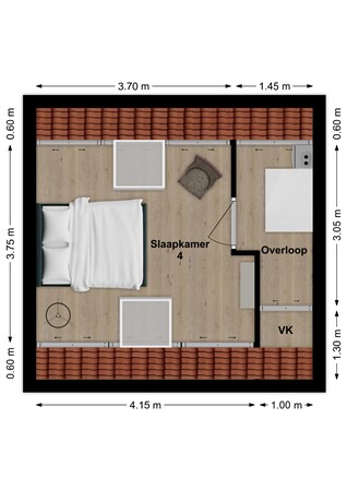 Middelvaart 34, 4285 WS Woudrichem - Plattegrond Middelvaart 34 Woudrichem Zolder.jpg