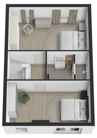 Boomgaard 43, 4255 JR Nieuwendijk - Plattegrond 3D Boomgaard 43 Nieuwendijk NB Verdieping.jpg