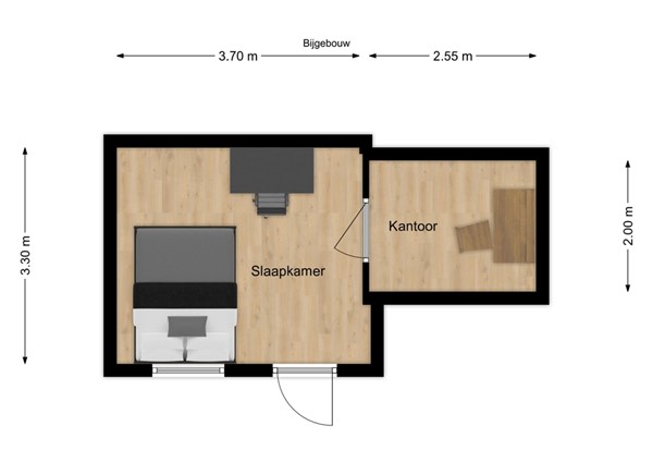 Burgemeester van der Klokkenlaan 47, 5141 EG Waalwijk - 3 - Plattegrond B.jpg