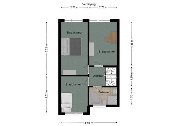 Kamille 23, 5161 XX Sprang-Capelle - 2 - Plattegrond EV.jpg