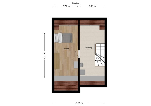 Kamille 23, 5161 XX Sprang-Capelle - 3 - Plattegrond Z.jpg