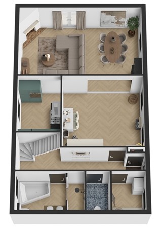 Maasdijk 229, 4261 AK Wijk en Aalburg - Plattegrond 3D Maasdijk 229 Wijk en Aalburg Begane grond.jpg