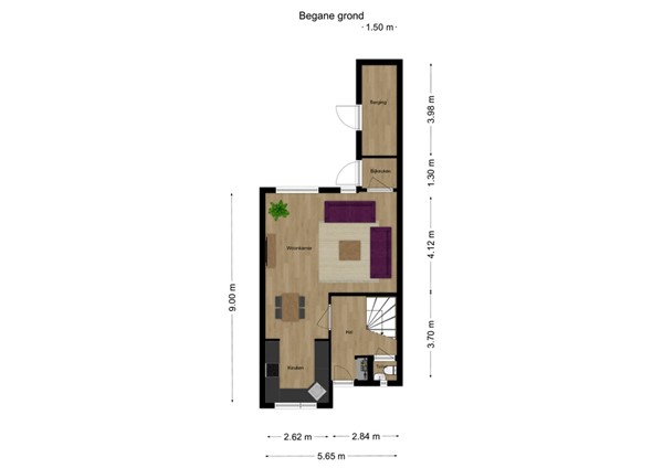 Kamille 15, 5161 XV Sprang-Capelle - 1 - Plattegrond BG.jpg
