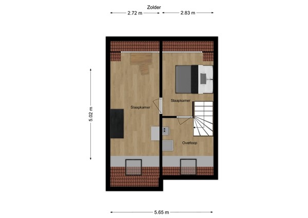 Kamille 15, 5161 XV Sprang-Capelle - 3 - Plattegrond Z.jpg