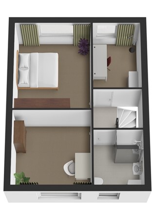 Wilgenstraat 13, 4266 EE Eethen - Plattegrond 3D Wilgenstraat 13 Eethen Verdieping.jpg