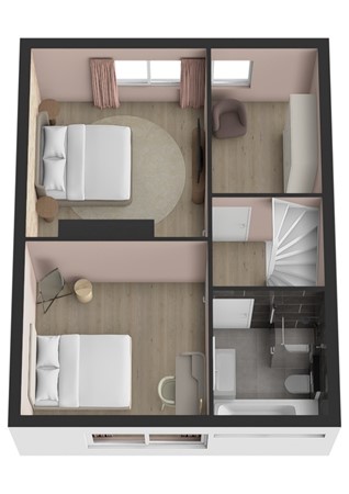 Dokter van Vuurestraat 16, 4271 XG Dussen - Plattegrond 3D Dokter van Vuurestraat 16 Dussen Verdieping.jpg
