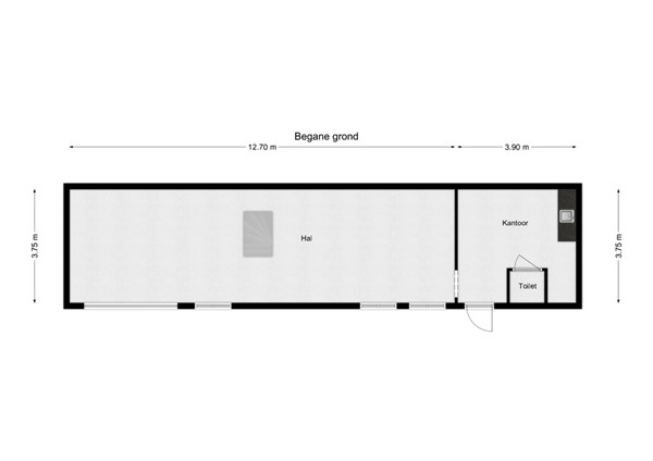 Nederveenweg 5A, 5161 PA Sprang-Capelle - 1 - Plattegrond BG.jpg