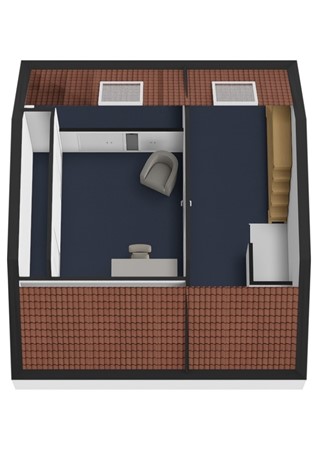 Chrysantenstraat 2, 4261 CP Wijk en Aalburg - Plattegrond 3D Chrysantenstraat 2 Wijk en Aalburg Zolder.jpg