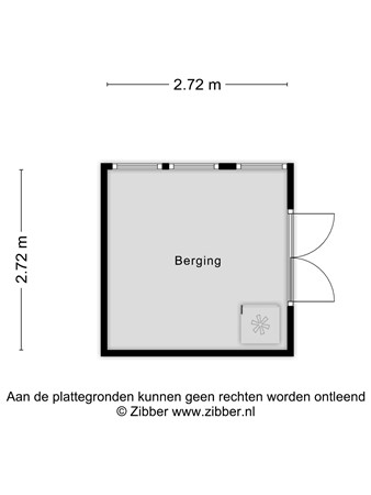 Langewerf 15, 4273 XS Hank - Plattegrond berging.jpg