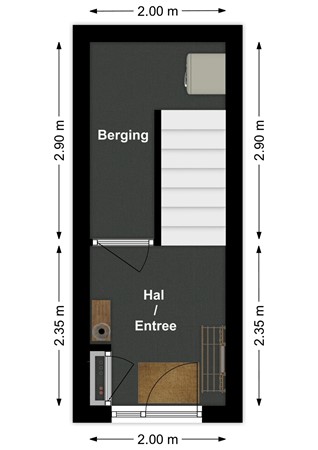 Altena's Laantje 1D, 4286 BD Almkerk - Plattegrond Altena's Laantje 1D Almkerk Begane grond.jpg