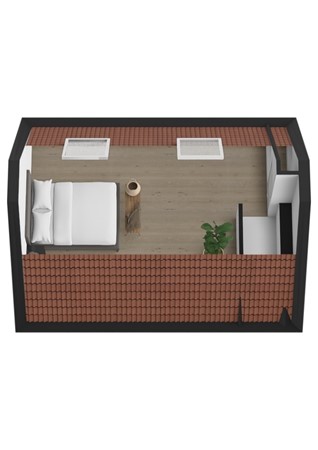 Altena's Laantje 1D, 4286 BD Almkerk - Plattegrond 3D Altena's Laantje 1D Almkerk Zolder.jpg