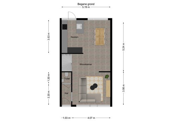 Händelstraat 10, 5144 GW Waalwijk - 1 - Plattegrond BG.jpg