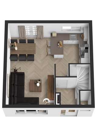 Irenelaan 58, 5251 JR Vlijmen - Plattegrond 3D Irenelaan 58 Vlijmen Begane grond.jpg