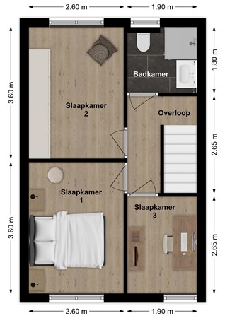 Van Heldenstraat 86, 4251 BT Werkendam - Plattegrond Van Heldenstraat 86 Werkendam Verdieping.jpg