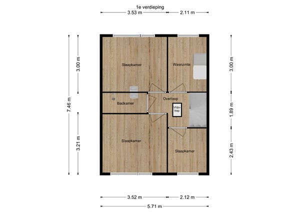 van Duvenvoordestraat 8, 5165 ED Waspik - 16 - Plattegrond EV.jpg