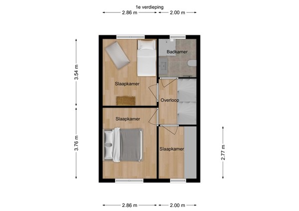 Kastanjestraat 35, 5038 PS Tilburg - 2 - Plattegrond EV.jpg