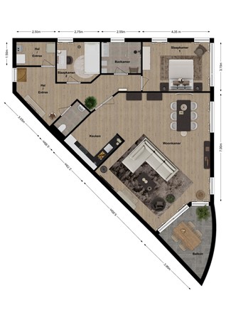 Meidoornhof 13, 4285 DJ Woudrichem - Plattegrond Meidoornhof 13 Woudrichem.jpg