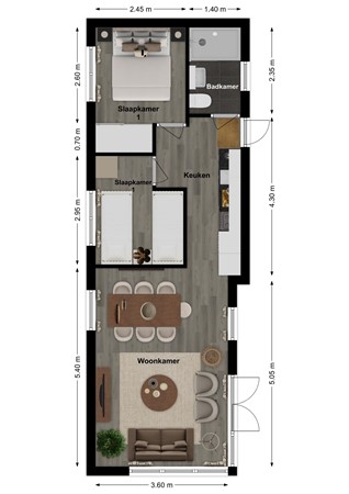 Zaaiwaard 3-91, 5308 JK Aalst - Plattegrond Zaaiwaard 3-91 Aalst.jpg