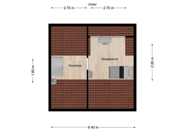 Rembrandtlaan 42, 5161 ES Sprang-Capelle - 3 - Plattegrond Z.jpg