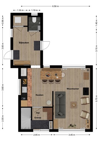 Aalburgsestraat 36, 4261 BK Wijk en Aalburg - Plattegrond Aalburgsestraat 36 Wijk en Aalburg Begane grond.jpg