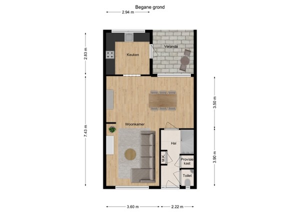 Van Speijkstraat 25, 5151 MD Drunen - 1 - Plattegrond BG.jpg