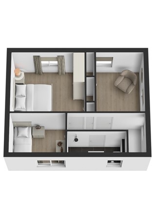 Reeweg 18, 4251 XJ Werkendam - Plattegrond 3D Reeweg 18 Werkendam Verdieping optie.jpg