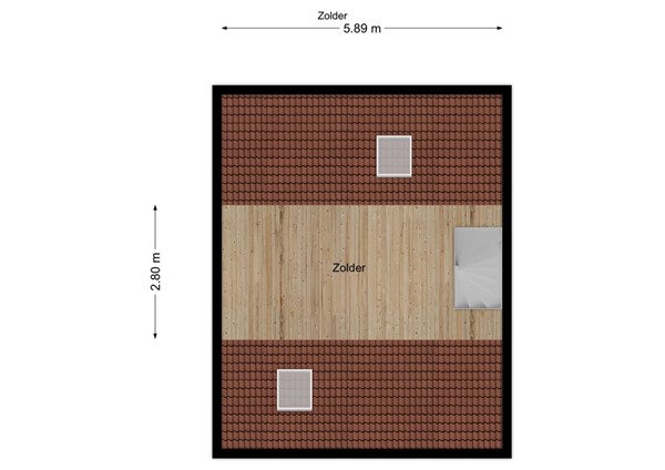 Lage Zandschel 26B, 5171 TG Kaatsheuvel - 3 - Plattegrond Z.jpg