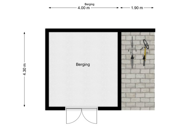 Korte Nieuwstraat 13, 5161 GN Sprang-Capelle - 3 - Plattegrond B.jpg