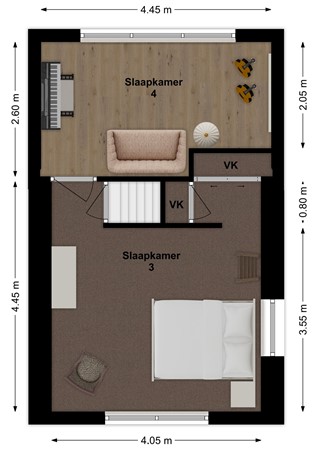 Kerkweg 40, 4255 GD Nieuwendijk - Plattegrond Kerkweg 40 Nieuwendijk NB Verdieping.jpg