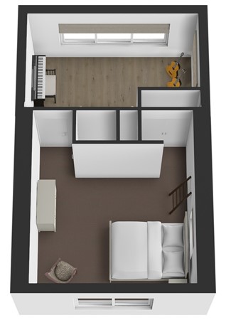 Kerkweg 40, 4255 GD Nieuwendijk - Plattegrond 3D Kerkweg 40 Nieuwendijk NB Verdieping.jpg