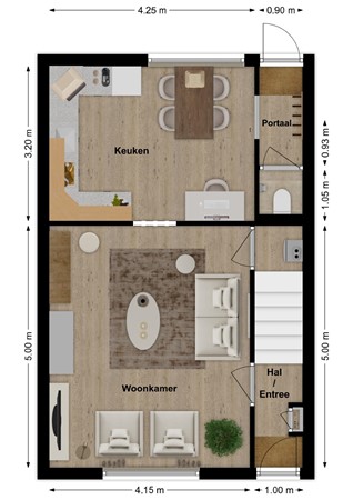 Vissersdijk 84, 4251 EE Werkendam - Plattegrond  Vissersdijk 84 Werkendam Begane grond.jpg